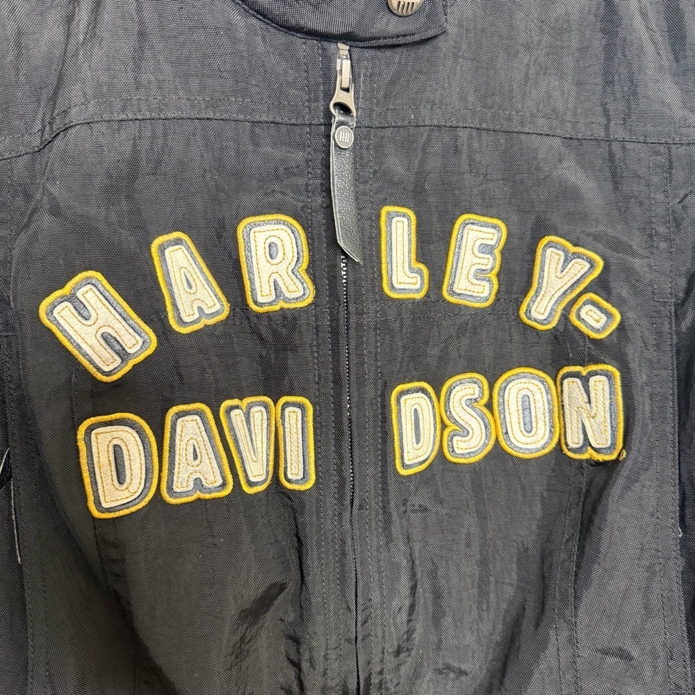 Harley Davidson Women's Airwing 3-in-1 Black Riding Jacket biker grunge - Picture 4 of 16